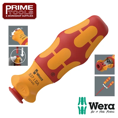 Wera 837 i RA Kraftform Kompakt VDE Ratcheting Screwdriver Handle – 057490 - Image 1 of 4