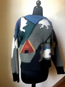 Vintage Late 80s/Early 90s - Boston Traders - Wool Sweater - Very Unique!!! - Picture 1 of 6