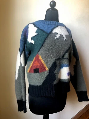 Vintage Late 80s/Early 90s  - Boston Traders - Wool Sweater - Very Unique!!! - Image 1 of 4