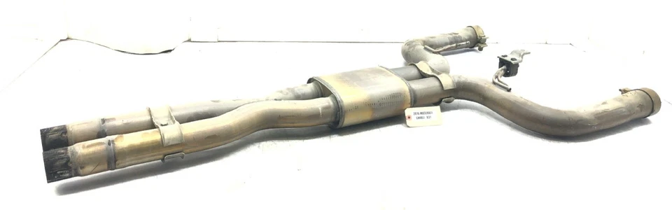 2014-2017 MASERATI GHIBLI 3.0L CENTER EXHAUST RESONATOR PIPE OEM. - Image 1 of 4