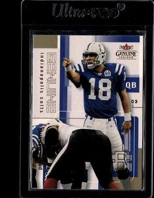 2003 Fleer Genuine Insider #81 Peyton Manning - Image 1 of 2