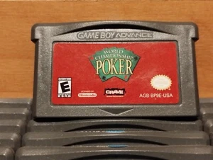 WORLD CHAMPIONSHIP POKER GENUINE Nintendo Game Boy Advance Video Game Cartridge - Picture 1 of 1