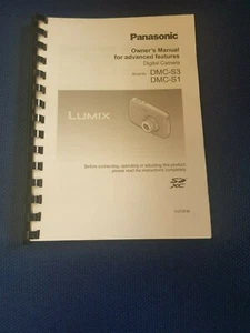 PANASONIC LUMIX DMC-S1/S3 GEDRUCKTE BEDIENUNGSANLEITUNG BEDIENUNGSANLEITUNG 82 SEITEN A5 - Bild 1 von 1