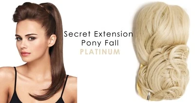 Secret Extensions Daisy Fuentes 22" Pony Fall Synthetic Hair Platinum Accessory - Image 1 of 4
