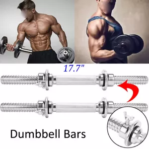 Dumbbell Bars Handle Weight Bar Gym Weight Lifting Collars Dumbell Bar Fitness - Picture 1 of 11