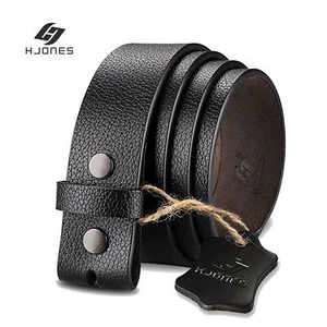 Correa de repuesto para cinturón de cuero vaca HJONES 38 mm Leisure para hombre sin hebilla - Imagen 1 de 8