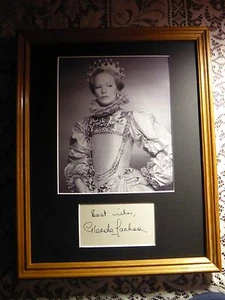 GLENDA JACKSON 1970 & 1973 OSCAR WINNING ACTRESS SIGNED DISPLAY AUTOGRAPHED COA - Picture 1 of 4
