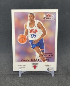 2000-01 Fleer Focus Chicago Bulls Basketball Card #197 A.J. Guyton Rookie /2999