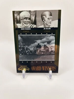 2006 Playoff Contenders Award Winners /1000 Joe Bellino Roger Staubach HOF - Image 1 of 4