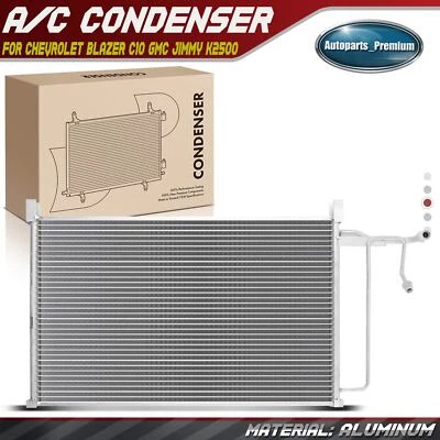 New 1x AC Condenser w/o Receiver Drier & Bracket for Chevrolet Blazer GMC K2500 - Image 1 of 4