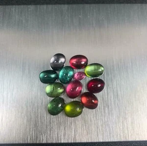 26.17CT UNIQUE 100% NATURAL COPPER BEARING TOURMALINE CABOCHON LOOSE GEMSTONE - Picture 1 of 3