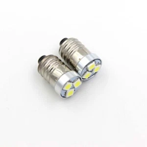 2pcs LED Upgrade Bulb 200LM 2/3/4 C/D Flashlight Torch Bike Lamp E10 3V 4.5V 6V - Picture 1 of 3