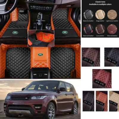 For Land Rover Range Rover All Weather Front & Rear Car Floor Mat Full Surround Foto 1 de 4