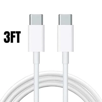 Lote a granel tipo cable USB-C a USB-C 60W/100W carga rápida cable PD cargador rápido Foto 1 de 4
