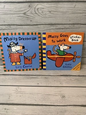Maisy Dresses Up Paperback By Cousins, Lucy & Used Maisy Sticker Book Lot of 2 - Image 1 of 4
