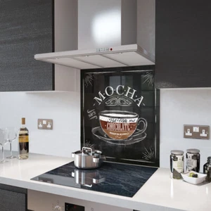 Splashback acrilico in perspex 15 cm x 15 cm campione di caffè moka - Foto 1 di 1