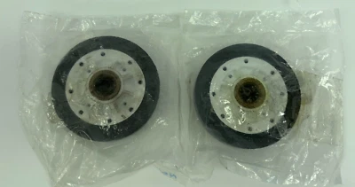 Nuevo juego de 2 ruedas de rodillos de soporte de tambor secadora FSP genuino OEM 37001042 Foto 1 de 2