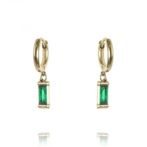 Ohrringe aus Chirurgenstahl mit 18 Karat Gold überzogen, Elegante und stilvolle - Bild 1 von 2