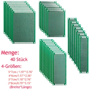 Dwustronna płytka drukowana 2,8 cm 3,7 cm 4,6 cm 5,7 cm Diy Uniwersalna płytka drukowana - Zdjęcie 1 z 6