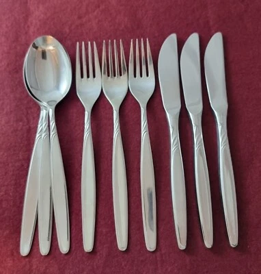 Wmf Rom Cromargan Besteck 9 teilig für 3 Personen  - Bild 1 von 4