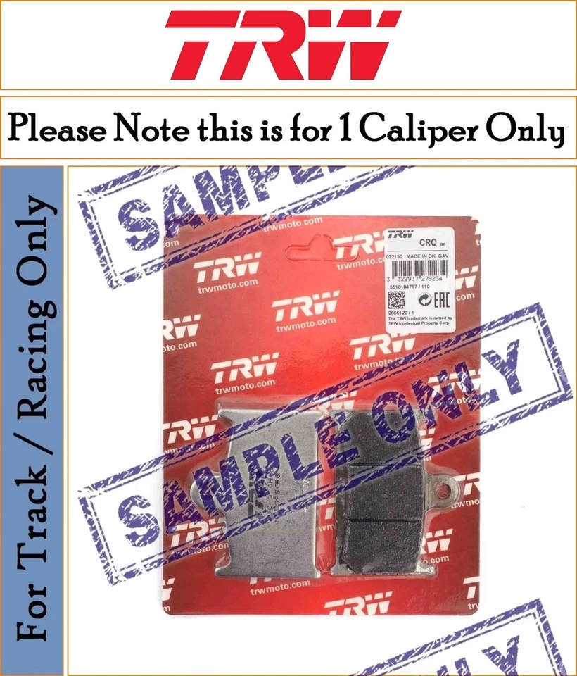 Kawasaki ZZ-R ABS 1400 D 2008-2011 [Front Carbon Brake Pads] [TRW CRQ Series] - Image 1 of 1