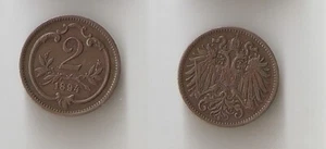 AUSTRIA 2 Heller 1894 - Picture 1 of 1