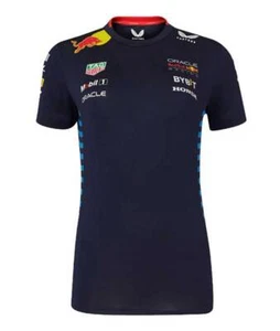 Red Bull Racing F1 Women's 2024 Team T-Shirt Navy - Picture 1 of 8