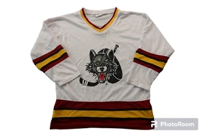 Chicago Wolves AHL White Hockey Promotional Jersey Mens Medium - Picture 1 of 6