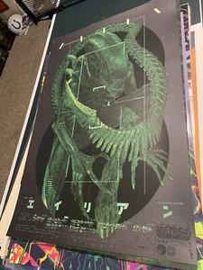 ALIEN by Krzystof Domaradzki KD Molecular Acid Variant print Ed of 64 Mondo - Bild 1 von 1
