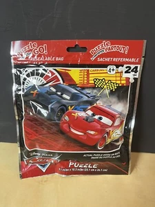 PUZZLE ON THE GO DISNEY PIXAR CARS 24 PIECES 9.1X10.3 - Picture 1 of 2