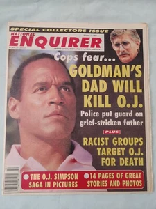 National Enquirer Oct 17, 1995 Selena, O.J Adam West Whitney Houston Karen Duffy - Imagen 1 de 4