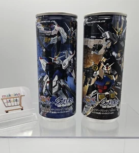 SAMURAI ENERGY Drink Gundam Collaboration 250ml Empty Cans for 2 from Japan - Picture 1 of 5