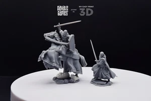 High Human King Reboot - Foot&Mounted Davale Games 3D Printed With High Quality - Picture 1 of 12