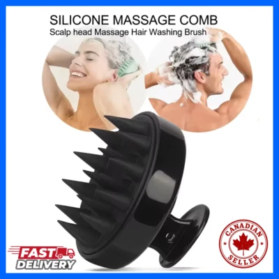 Silicone Scalp Massager Anti Bacteria Brush Hair Scalp Scrubber Head Massager - Image 1 of 4