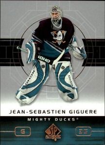 2002-03 SP Authentic Hockey #1 Jean-Sebastien Giguere