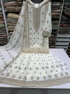 Afghanische Pakistanische Indische Kleidung Binsaed original suite-Tunika Kurti - Bild 1 von 2