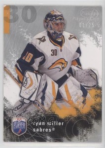 2007-08 Upper Deck Be a Player Platinum Player's Club /25 Ryan Miller #22