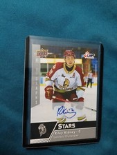 2022/23 Upper Deck CHL Riley Kidney. Stars Autograph Card.