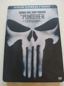 The Punisher Travolta - 2 X DVD Steelbook Spanish English Region 2 Am