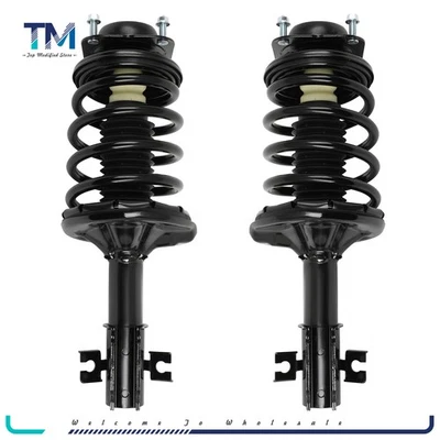 2 Front Complete Struts for 1997-02 Ford Escort Mercury Tracer Non-ABS W/ Spring Foto 1 de 4