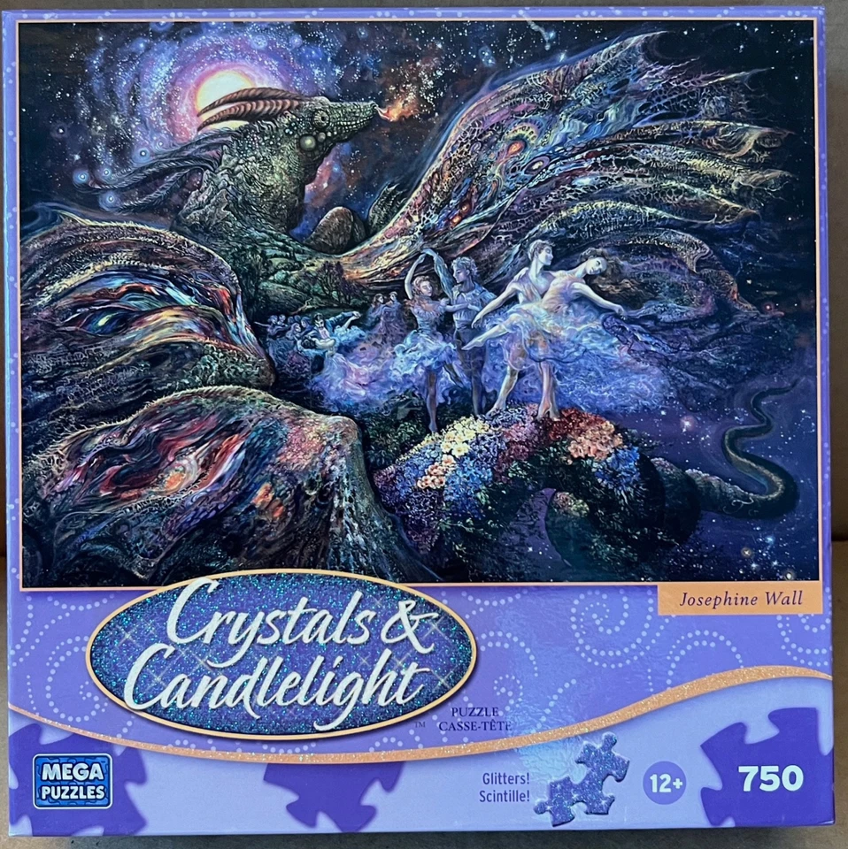 Mega Puzzles 750 Piezas Rompecabezas "Dragon Dancers" por la artista Josphine Wall! Foto 1 de 1
