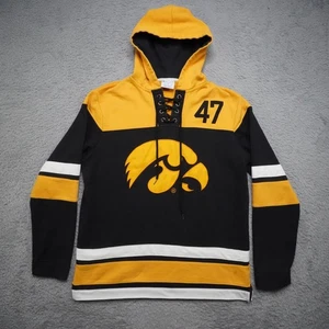 Iowa Hawkeyes Champion Hoodie Herren L schwarz gelb Hockey Style Sweatshirt 47 - Bild 1 von 11