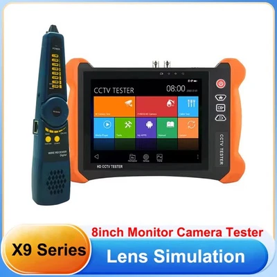 X9-ADHS/MOVTADHS CCTV Camera Tester Monitor 4K IPC TVI/CVI/AHD/SDI/MOVT Analog - Image 1 of 4