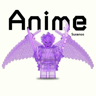 Minifigura personalizada de Naruto Shippuden Sasuke Susanoo con base de 2 pulgadas nueva/como nueva Foto 1 de 2