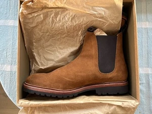 Meermin Made To Order Chelsea Boots - 116054 CF Stead Suede - UK 11.5 E - ROD - Picture 1 of 7