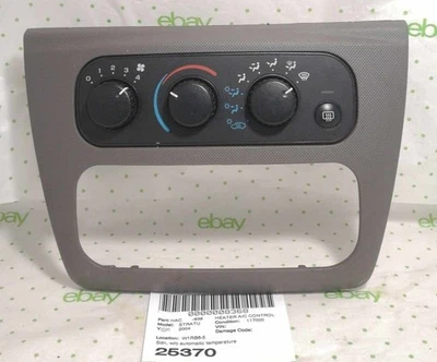 01 02 03 04 05 06 DODGE STRATUS Calentador A/C Control con bisel de tablero moldura Foto 1 de 2