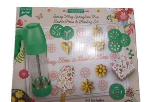 34 Piece Set Handstand kitchen Spring Fling Cookie Press And Frosting Set NEW!! - Picture 1 of 11