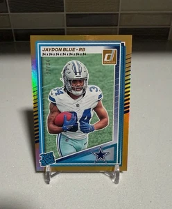 2025 Donruss Jaydon Blue Gold Holo /34 RC Dallas Cowboys - Picture 1 of 2
