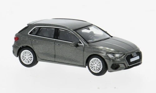 Brekina PCX870557 - 1/87 Audi A3 (8Y) Grigio Scuro - Nuovo - Immagine 1 di 1