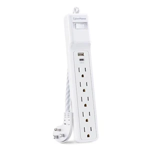 P504UC Protezione da Sovratensioni, 500J/125V, 15A, 5 Prese, 2 Porte di Ricarica USB, 4 Fo... - Foto 1 di 4